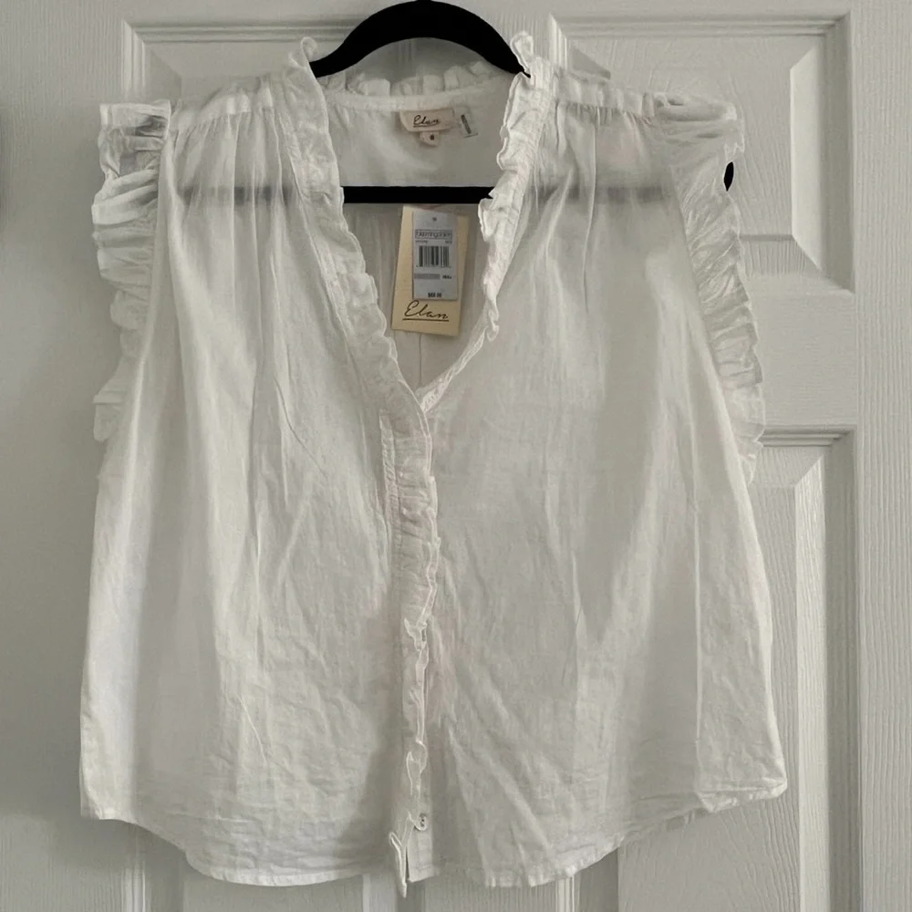 Elan Ruffle Tank NWT - Picture 3 of 6